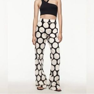 ZARA Studio size S | Black & White polkadot trousers | Limited Ed. [Gently Used]
